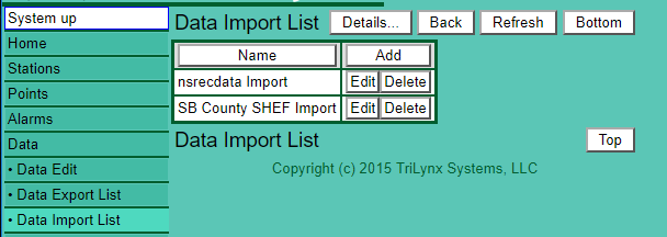 Data Import - NovaStar 5 / Administrator